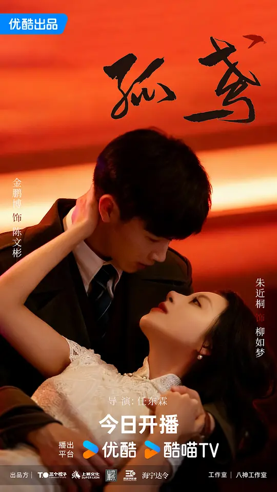 alt="电视剧《孤鸢》(2025)宣传海报,呈现女杀手柳如梦与少帅陈文彬在民国硝烟中对视,展现爱恨交织的复仇氛围与悬疑纠葛。"
