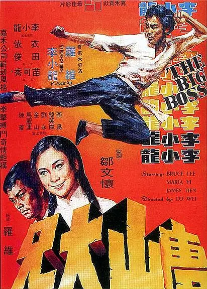 李小龙经典动作片海报